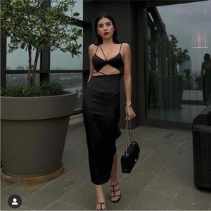 NWT Zara cut out dress